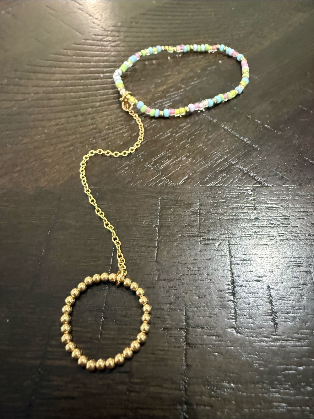 Beaded Blondes Hand Chain
